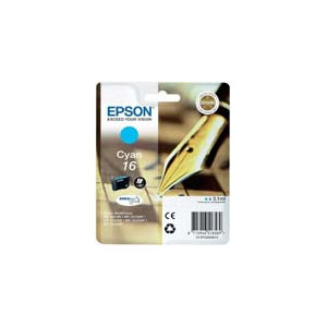 Cartucho de tinta  Original EPSON CIAN E1622, reemplaza a C13T16224010 - Imagen 1