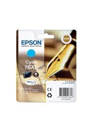 Cartucho de tinta  Original EPSON CIAN E1632, reemplaza a C13T16324010 - Imagen 1