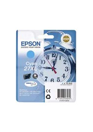 Cartucho de tinta  Original EPSON CIAN E2712, reemplaza a C13T27124010 nº27XL - Imagen 1