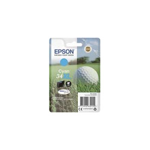 Cartucho de tinta  Original EPSON CIAN E3472, reemplaza a C13T34724010 nº34XL - Imagen 1