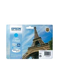 Cartucho de tinta  Original EPSON CIAN E7022, reemplaza a C13T70224010 - Imagen 1