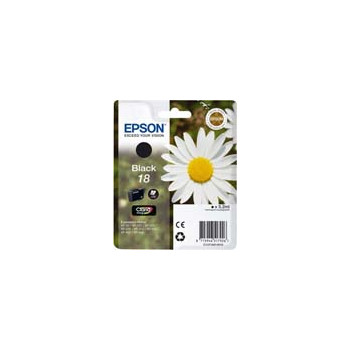 Cartucho de tinta  Original EPSON NEGRO E1801, reemplaza a C13T18014010 nº18 - Imagen 1