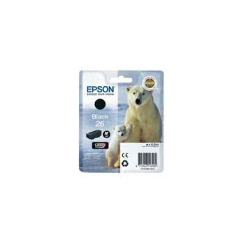 Cartucho de tinta  Original EPSON NEGRO E2601, reemplaza a C13T26014010 nº26 - Imagen 1