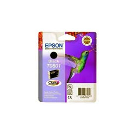 Cartucho de tinta  Original EPSON NEGRO E801, reemplaza a C13T08014020 - Imagen 1