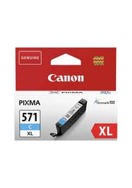 Cartucho de tinta  Original Canon CIAN C571XLC, reemplaza a CLI571XLC - 0332C001 - Imagen 1